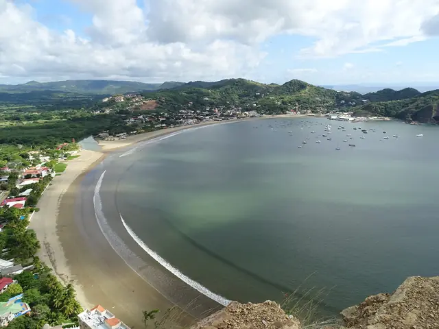 Bahía de San Juan del Sur vista desde lo alto