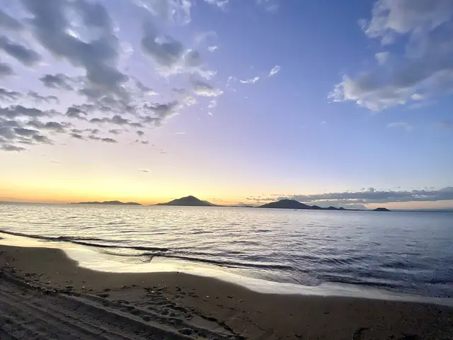 Atardecer en Punta Ratón, golfo de Fonseca