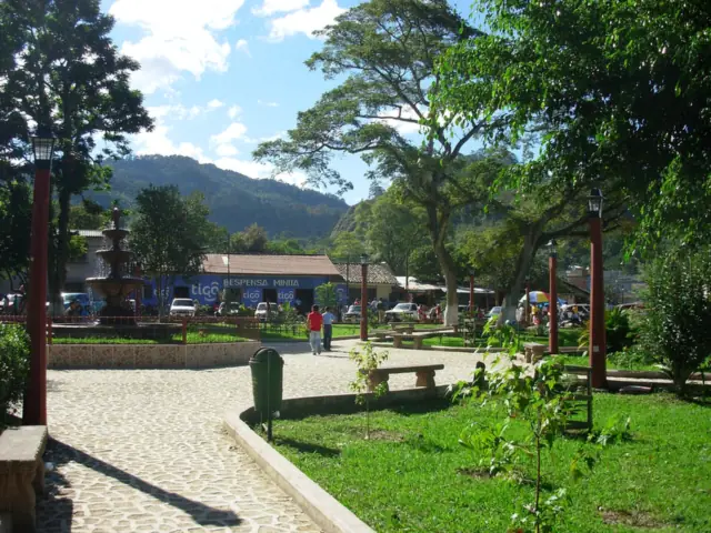 Parque central de Marcala
