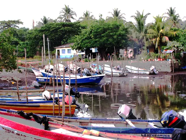 Lanchas de pescadores en La Herradura, junto a Costa del Sol